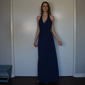 Davids Bridal Bridesmaid Dress in Navy